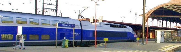 TGV in Starsbourg, Foto f-dpa
