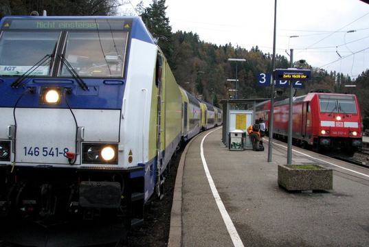 Metronom-Messfahrt auf der Schwarzwaldbahn