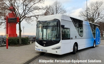 Irizar-E-Bus in Hamburg/Foto:Ferrostaal-Equipment Solutions