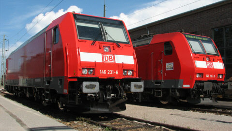 DB Regio Werk Freiburg Lok 146 231 und 146 116